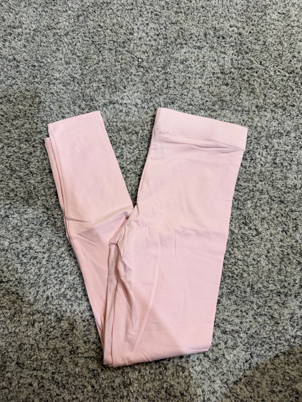 Womens Soft Pink Cotton Stretch Leggings
